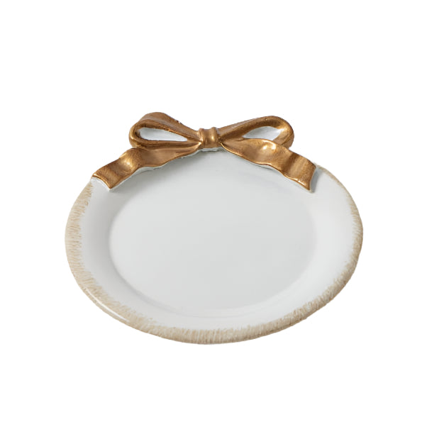 Babette Trinket Plate - White