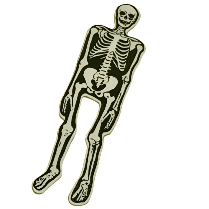 Skeleton Bookmark - Cream