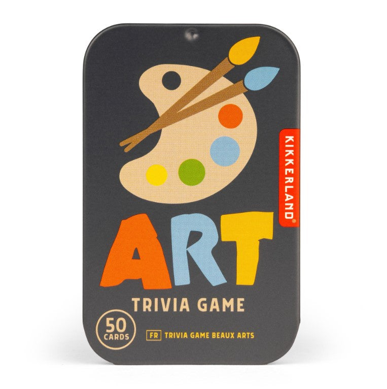 Trivia Game Tin - Art