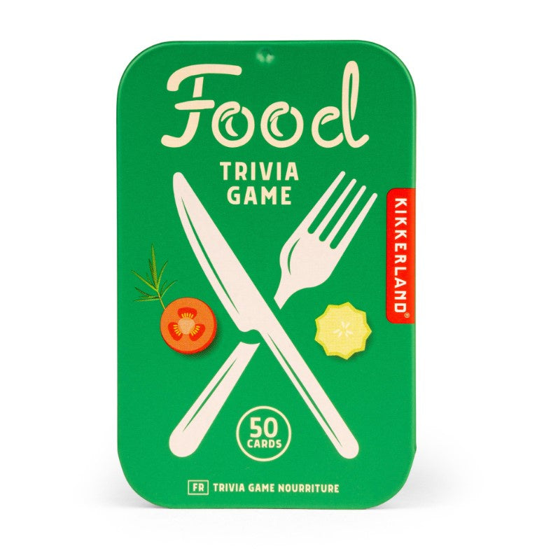 Trivia Game Tin - Food