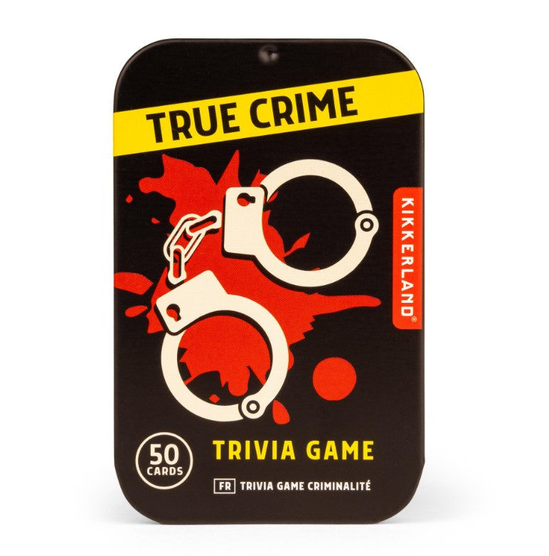 Trivia Game Tin - True Crime
