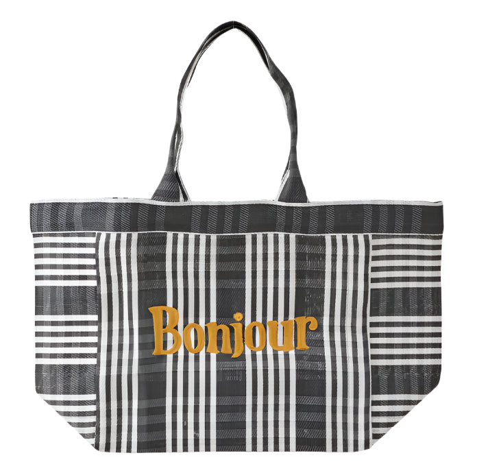 Recycled Large Shopper Tote - Bonjour