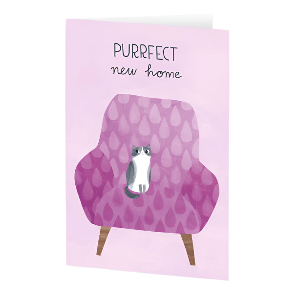 Purrfect New Home Card