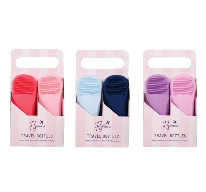 Fly With Me Travel Bottles Set of 4