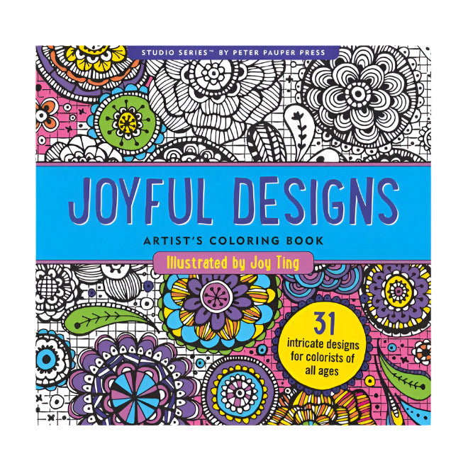 Artist's Colouring Book - Joyful Designs