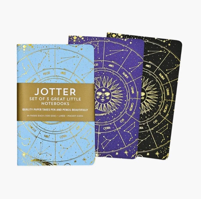 Set of 3 Jotter Notebooks - Celestial