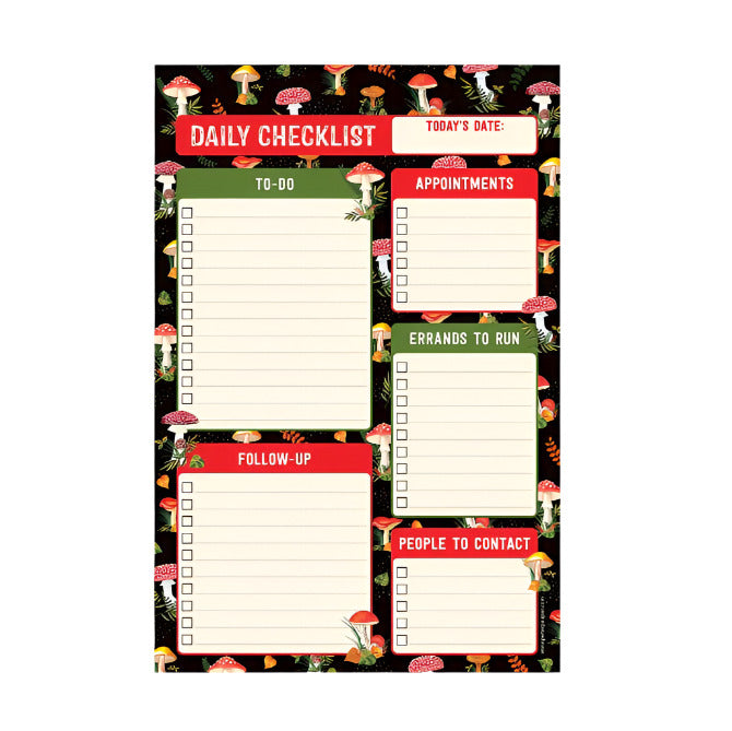 Daily Checklist - Mushrooms