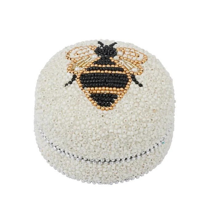 Beaded Trinket Box - Queen Bee