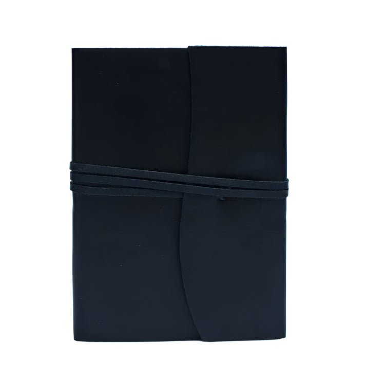 Belcraft Amalfi Leather Journal 12 x 17cm - Black