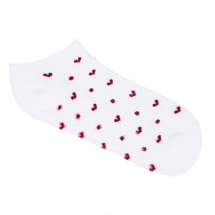 Classic Low Rise Grip Socks - Speckled White