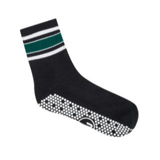 Crew Grip Socks - Midnight Emerald Stripe