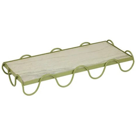 Loren Marble/Metal Tray