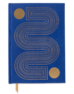 Suede Journal - Cobalt