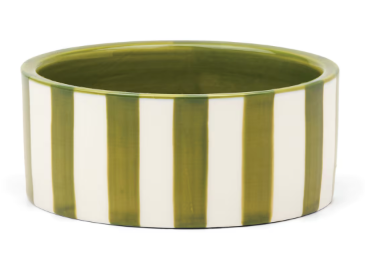 The Izzy Wine Coaster - Green Stripe