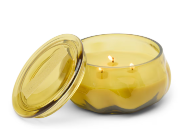 Basalt Yellow 10 oz Organic Shaped - Tobacco Patchouli Candle