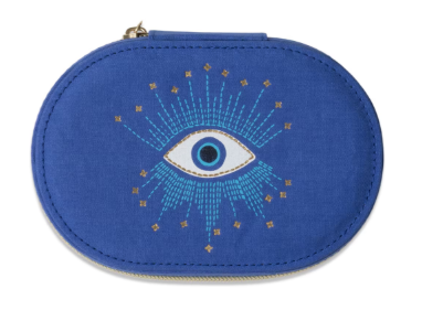 Oval Jewelry Case - Starry Eyed