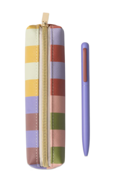 Pen & Pouch Set - Bold Stripe