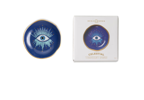 Celestial Ceramic Trinket Dish - Starry Eyed