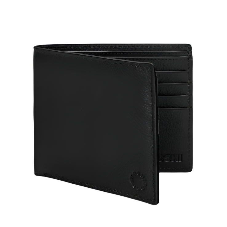 Leather Card Wallet - Black