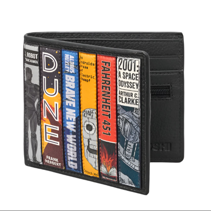 Leather Wallet - Sci Fi, Black