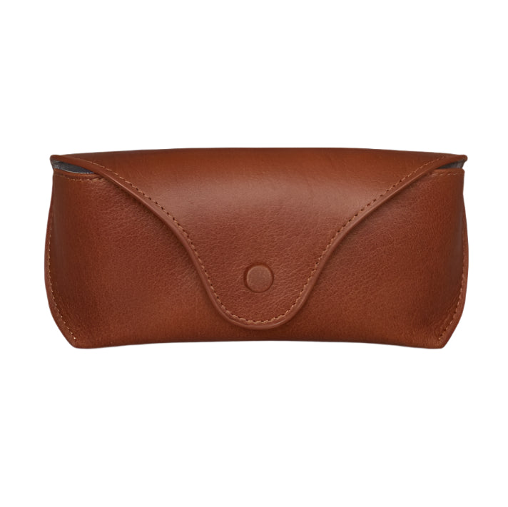 Leather Glasses Case - Atlantic, Brown