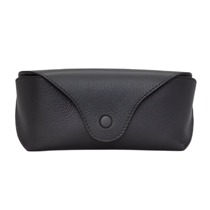 Leather Glasses Case - Atlantic, Black