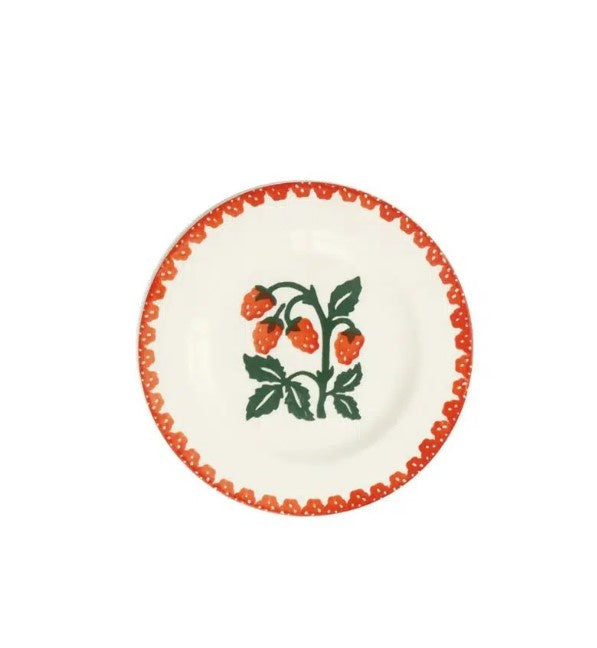 6.5 Inch Round Plate - Raspberries