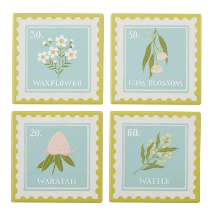 Ceramic Coaster  Set of 4 - Daphne