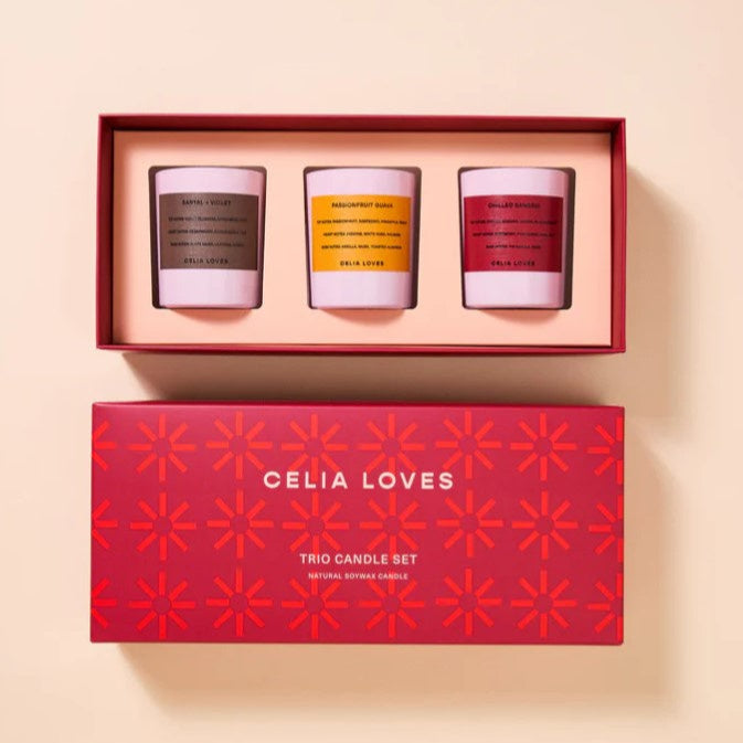 Trio Candle Set - European Holiday