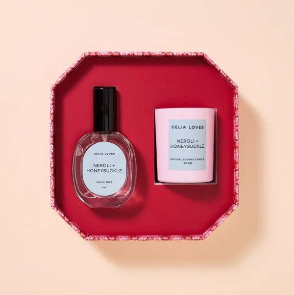 Room Spray & Candle Duo Set - Neroli & Honeysuckle