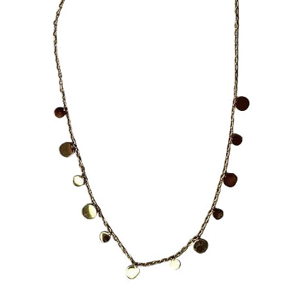 Mini Garlands Gold Coin Necklace