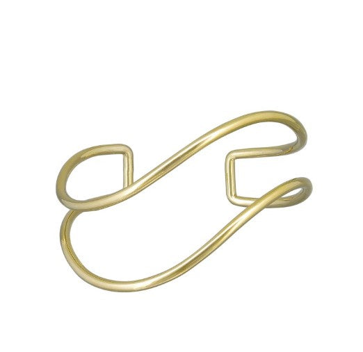 Cuff Bracelet - Curve Double - Gold