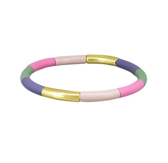Bar Bracelet - Multi Tone