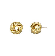 Emily Knot Stud Earrings - Gold