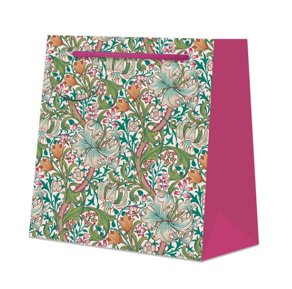 Medium Gift Bag - Golden Lily Fushia