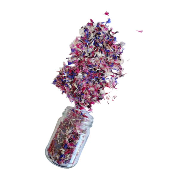 Edible Flower Sprinkles 2g - Berry Mix