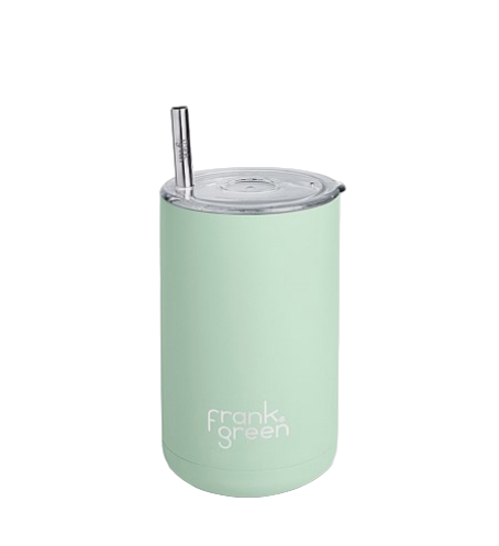 425ml Iced Coffee Cup + Straw - Mint Gelato