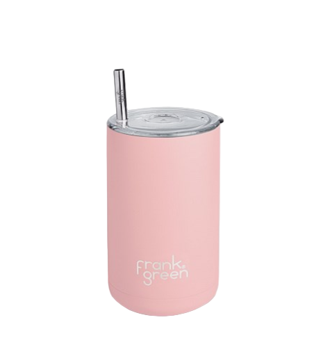 425ml Iced Coffee Cup + Straw - Blushed