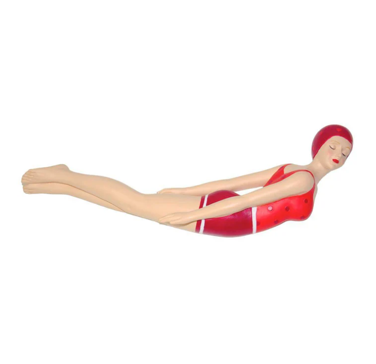 Vintage Wall Decor - Lady Red