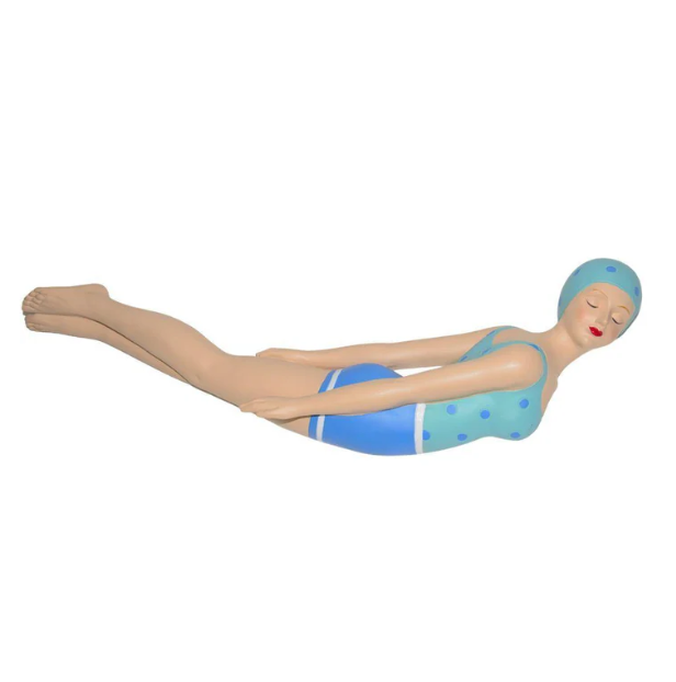 Vintage Wall Decor - Lady Aqua