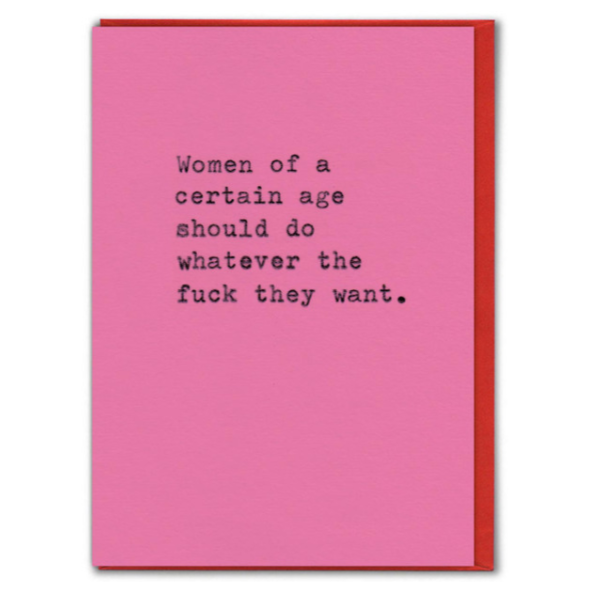Women Certain Age