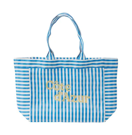 Recycled Tote Large - Cote D'Azure