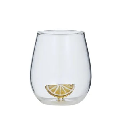Glass Tumbler - Lemon Slice