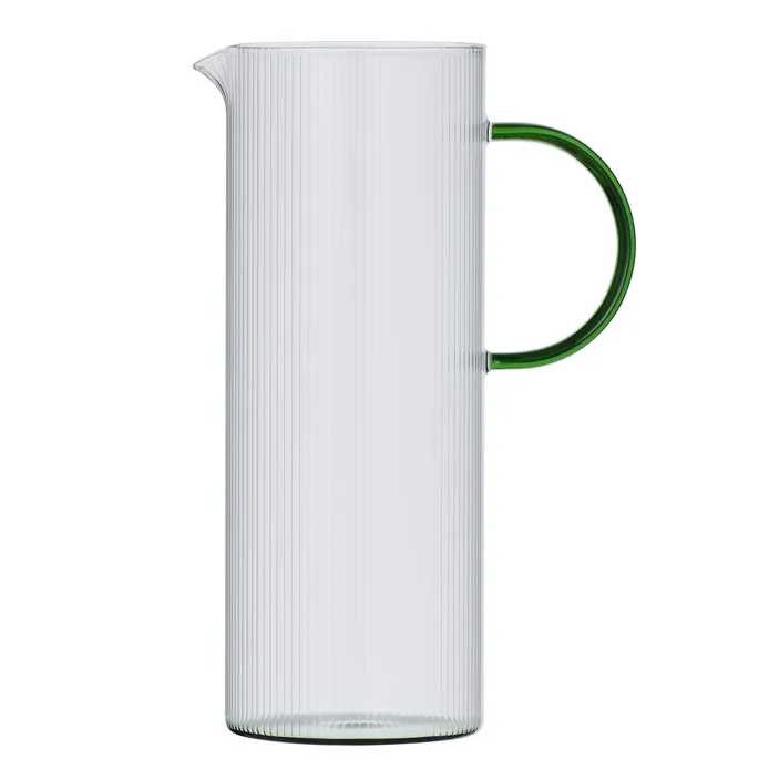 Cortes Glass Jug - Green