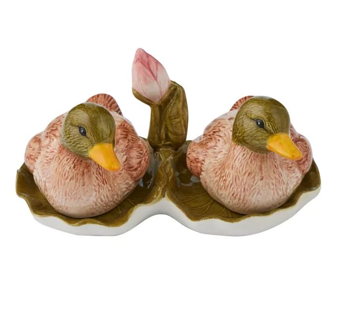 Flock Ceramic Salt & Pepper Set of 3