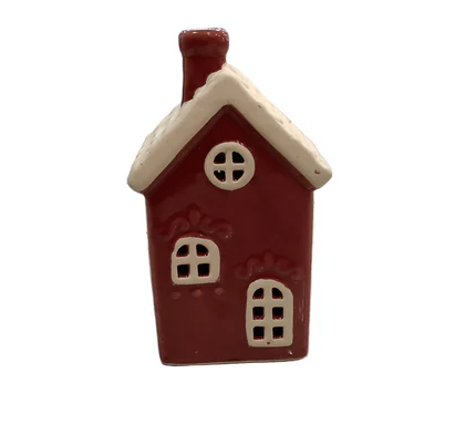 Ceramic House Decoration - Red