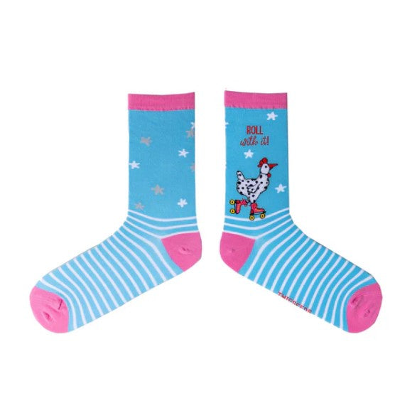 Twigseeds Women's Socks - Roll With It