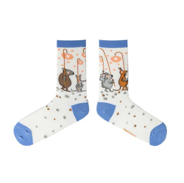 Twigseeds Women's Socks - Starlight Walkabout