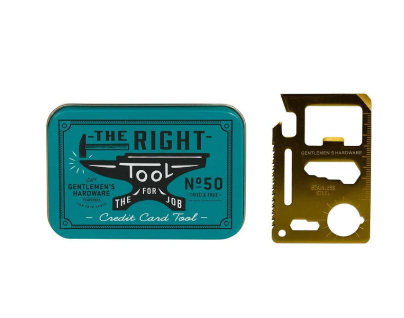 Credit Card Multi-Tool - Brass