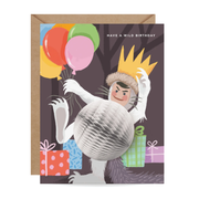 Pop-Up Wild Birthday Card